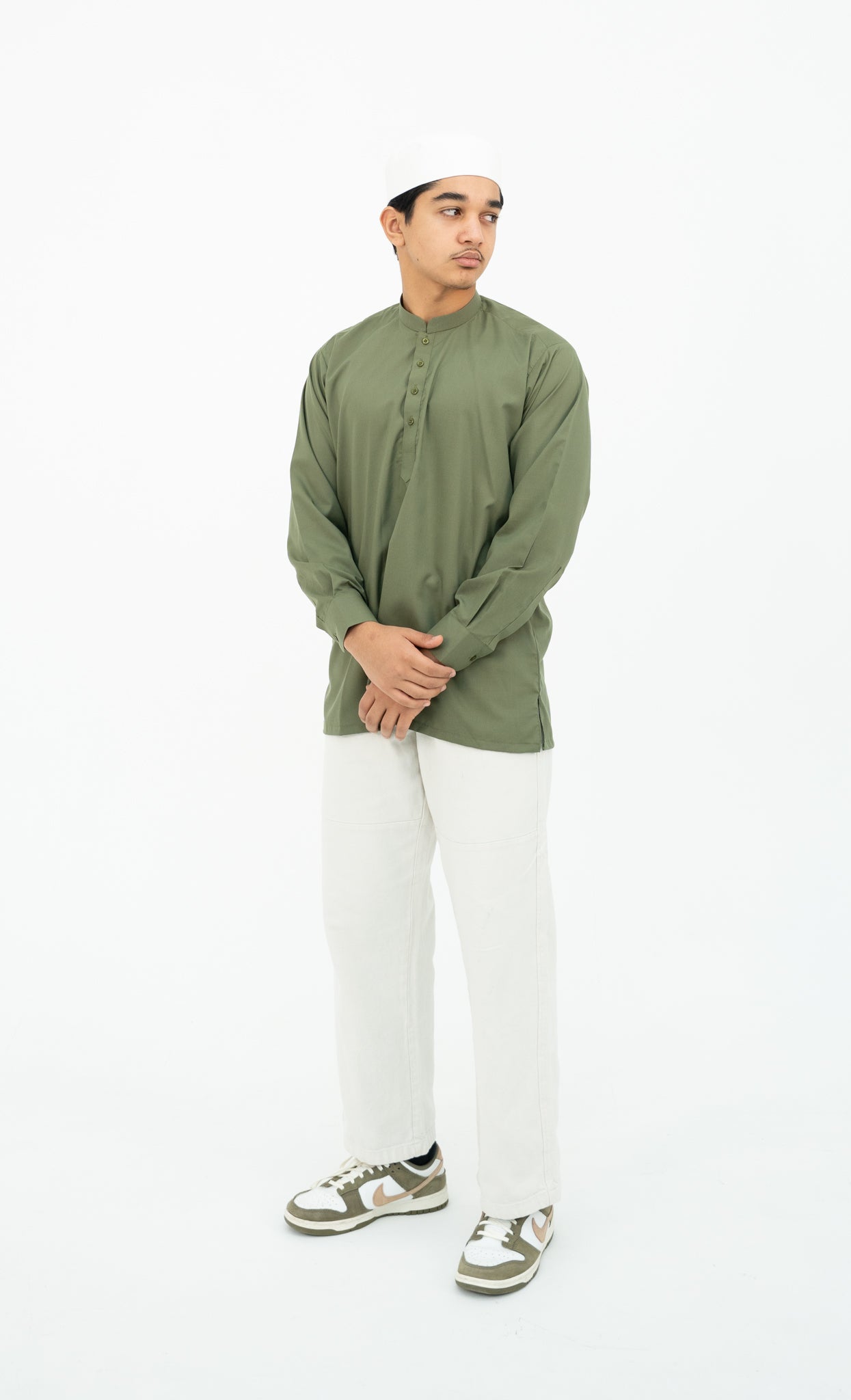 Earth Tones - Cuffed Meadow Green