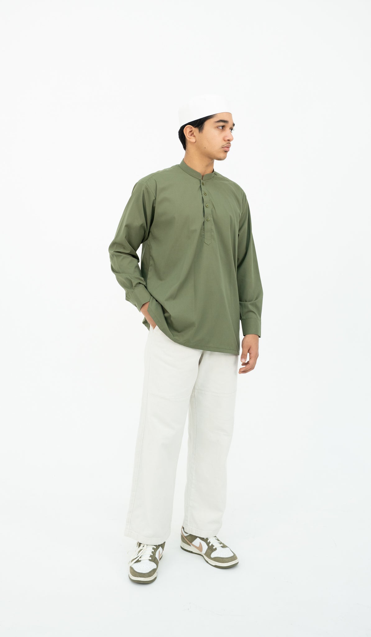Earth Tones - Cuffed Meadow Green