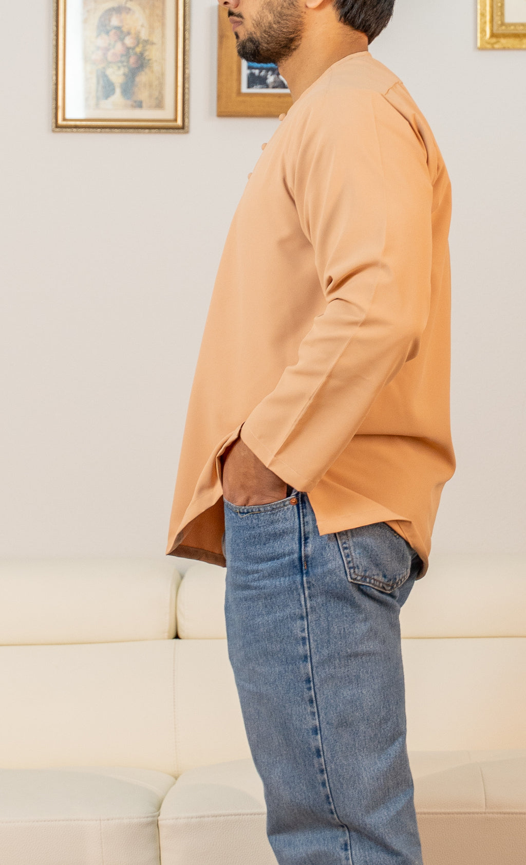 Muted Gold - Collarless